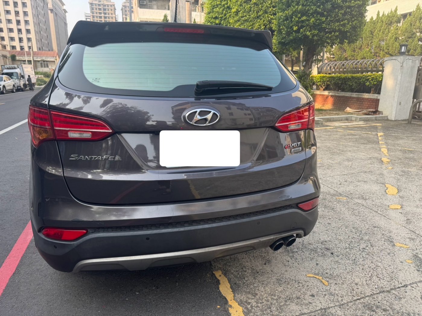 Hyundai 現代 ／ Santa Fe ／ 2019年 ／ 2015年Hyundai Santa Fe 深灰色 現代中古車 ／ 桃園店